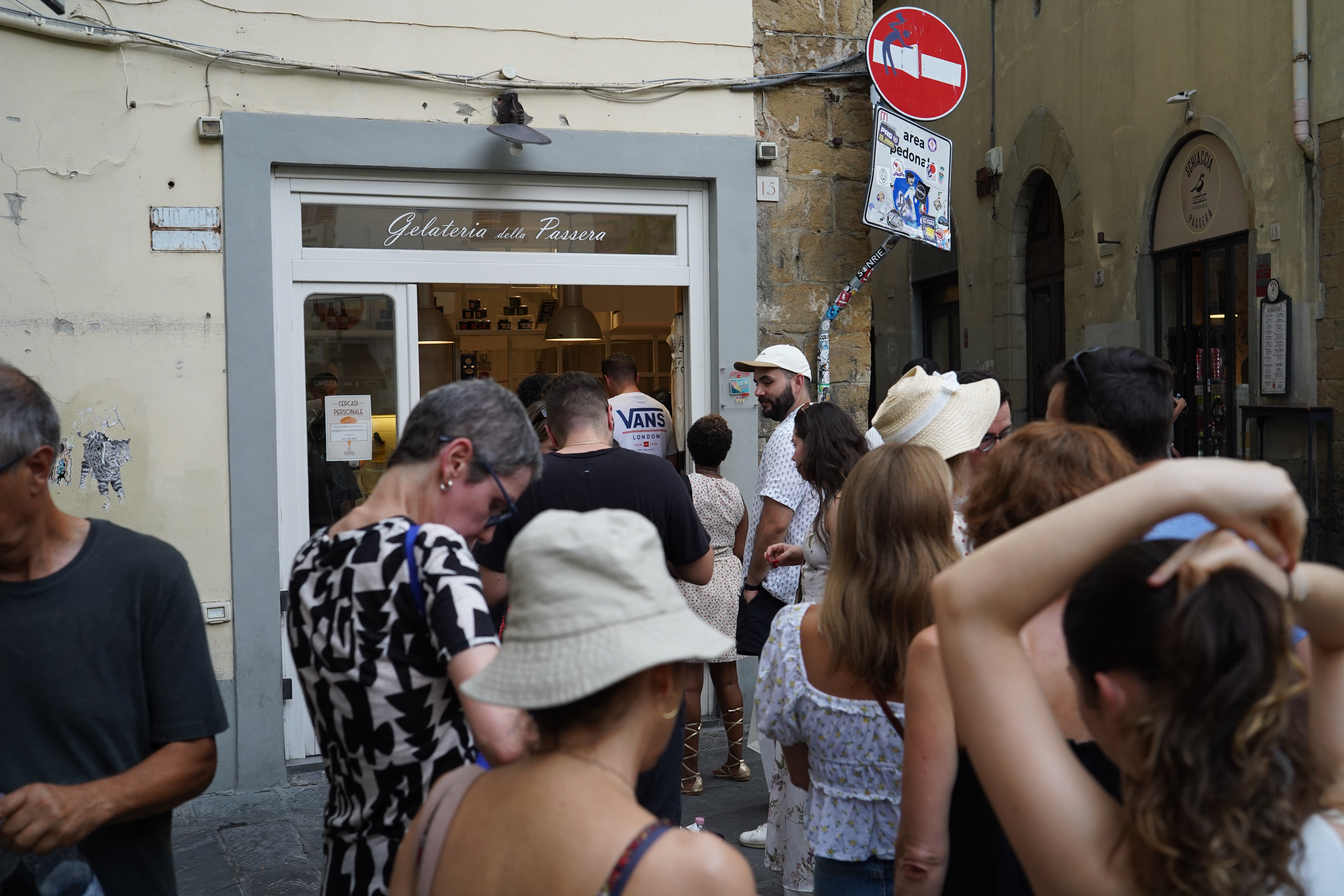 イタリアのジェラート店